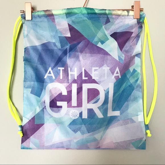athleta girl drawstring bolsa
